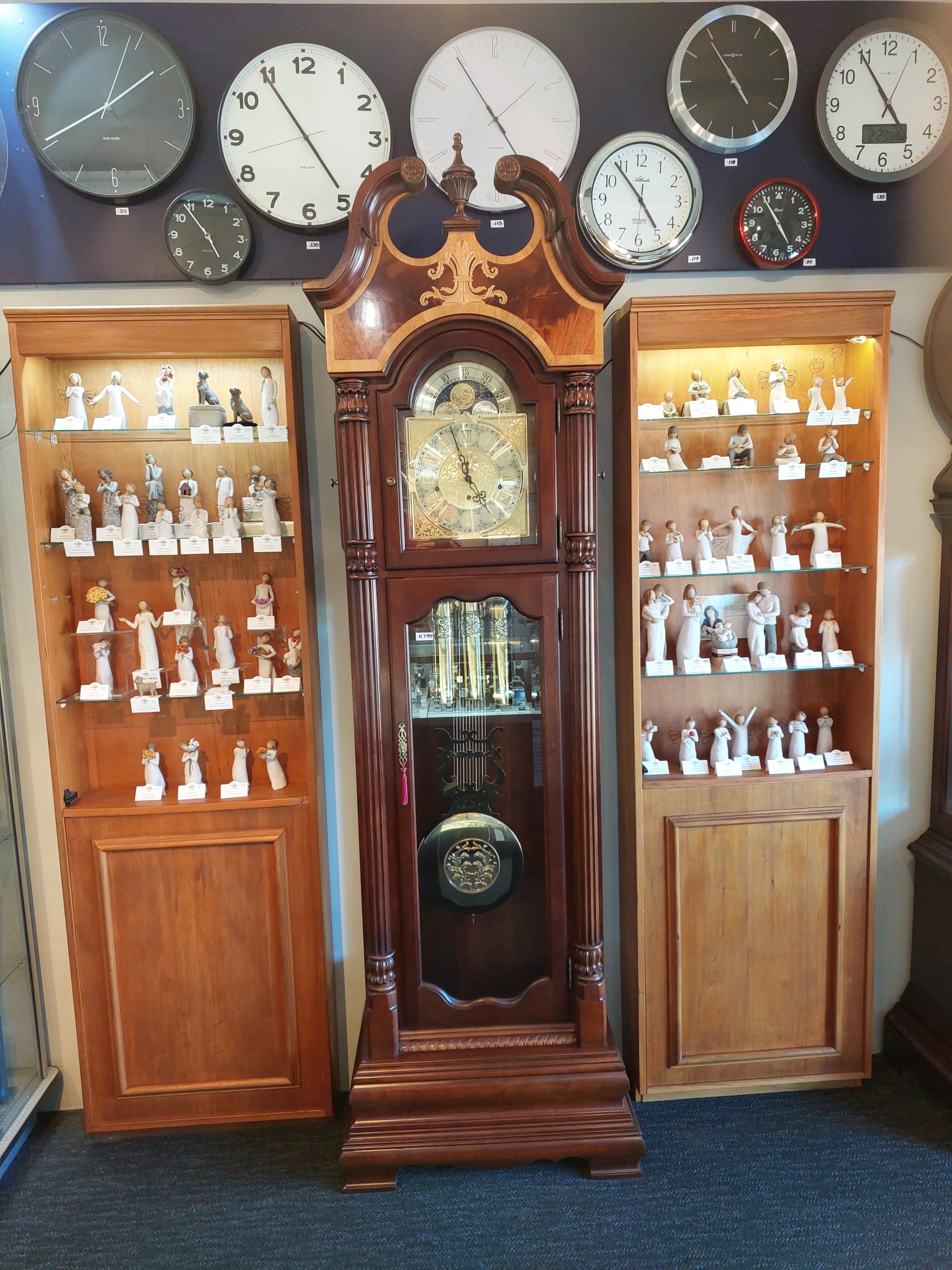 Grandfather Clock, Triple Chime, Weight Driven Cable wound, Hermle 01200-031161