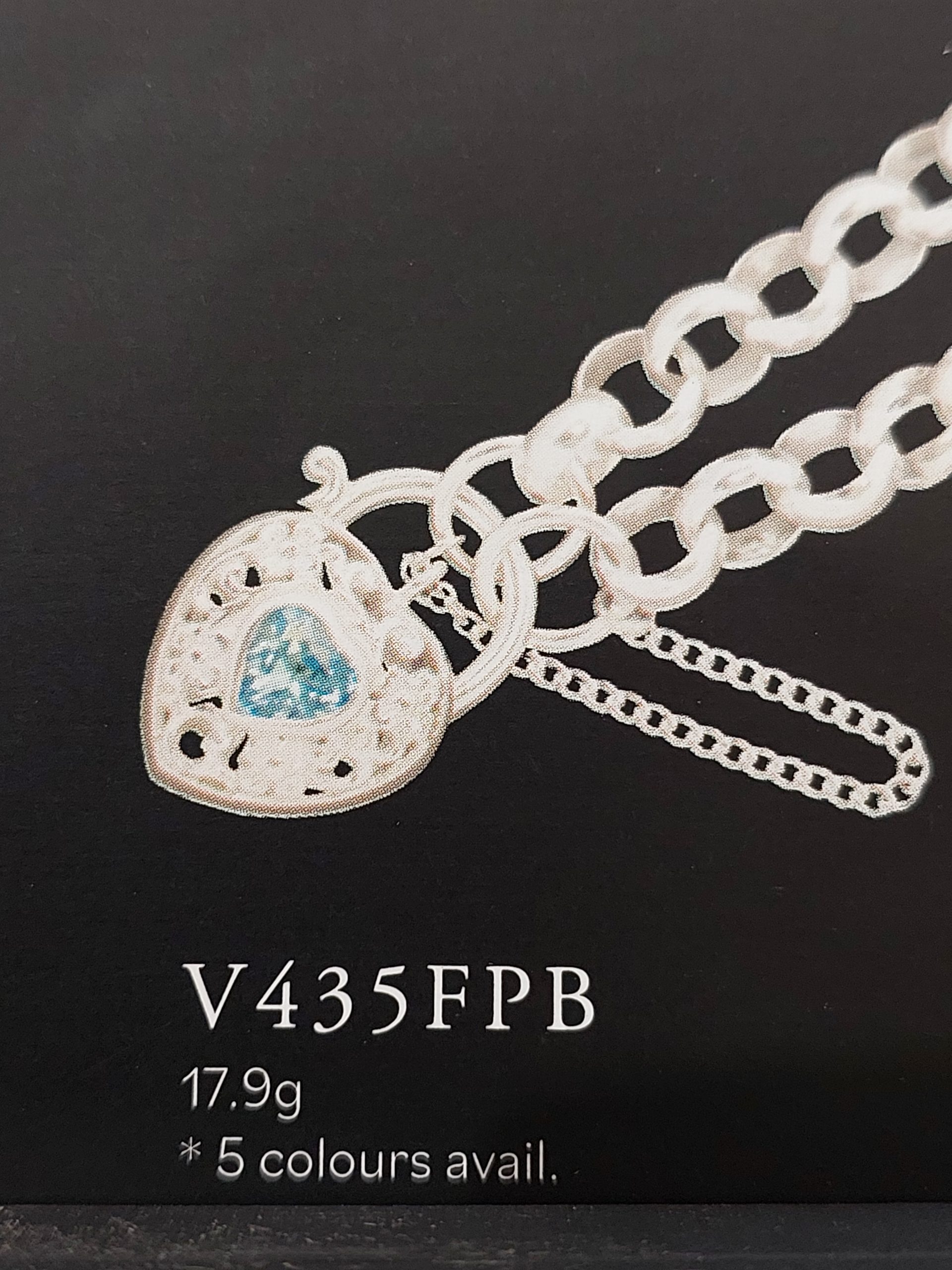 Sterling silver Padlock Bracelet with Blue Topaz V435FPB