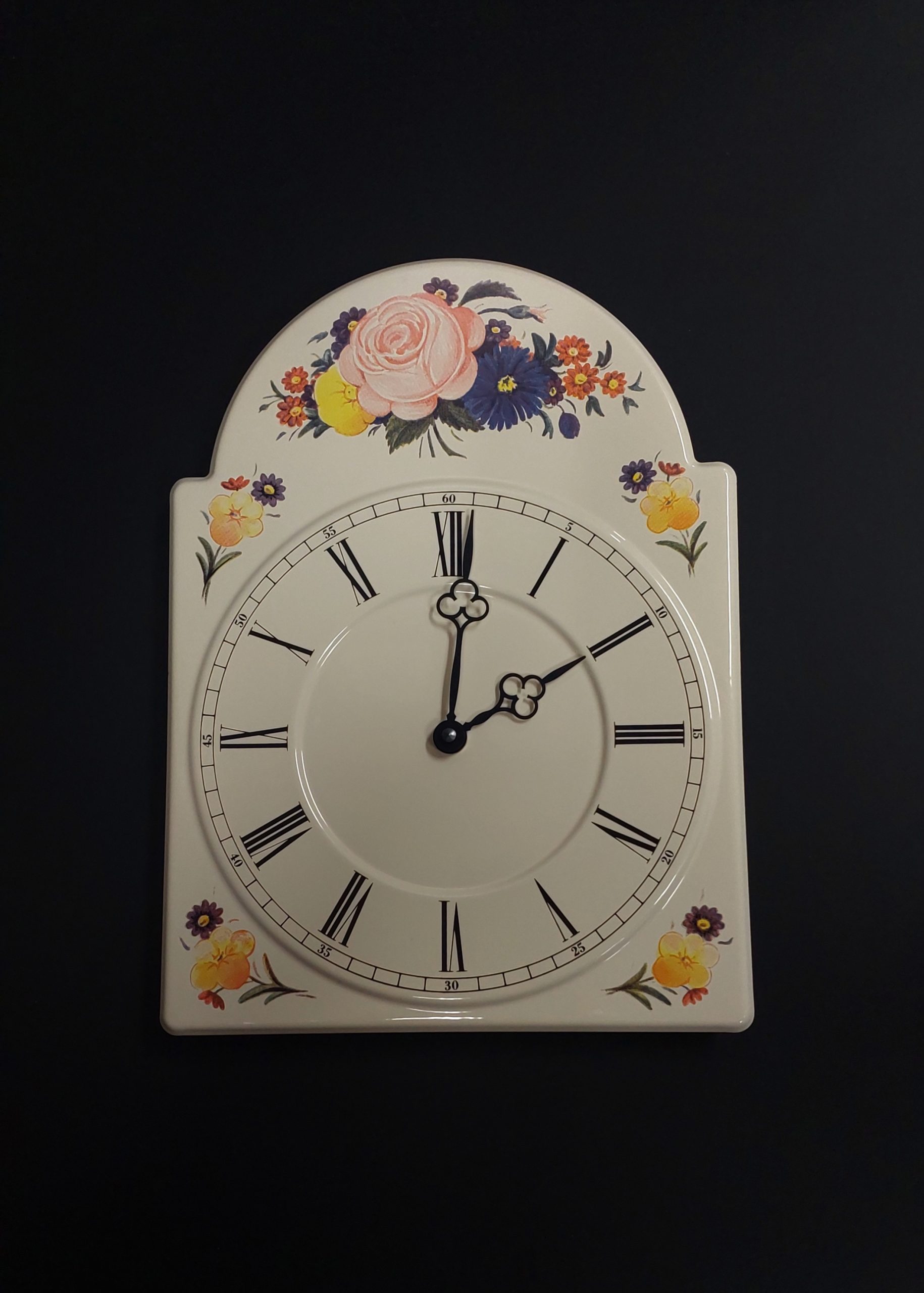 Floral Wall Clock