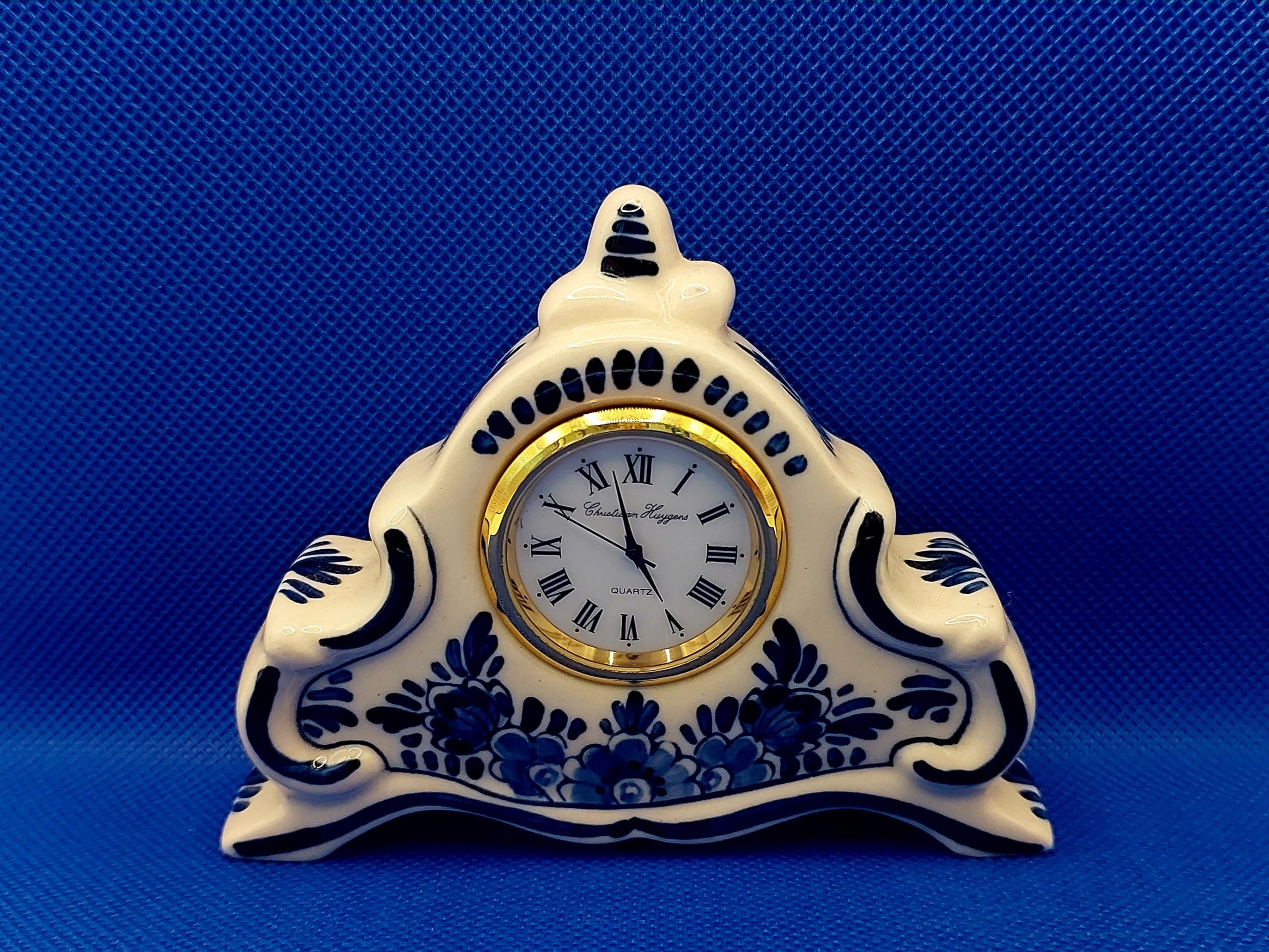Christaan Huygens Ceramic Miniature Clock