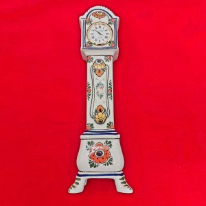 Christiaan Huygens Miniature Ceramic Grandfather Clock